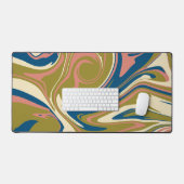 Déversement - Bleu, Vert olive, Rose et Crème (Clavier et souris)