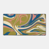 Déversement - Bleu, Vert olive, Rose et Crème (Recto)