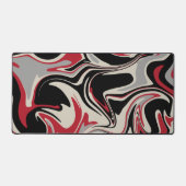 Déversement - Rouge, gris, noir et blanc os (Recto)