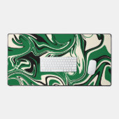 Déversement - vert, crème et noir (Clavier et souris)