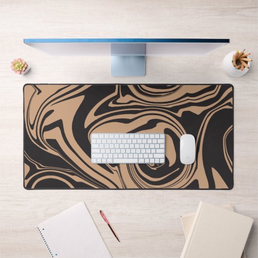 Déverser dans Tan et Noir rétro, tourbillon de mar (Bureau 1)