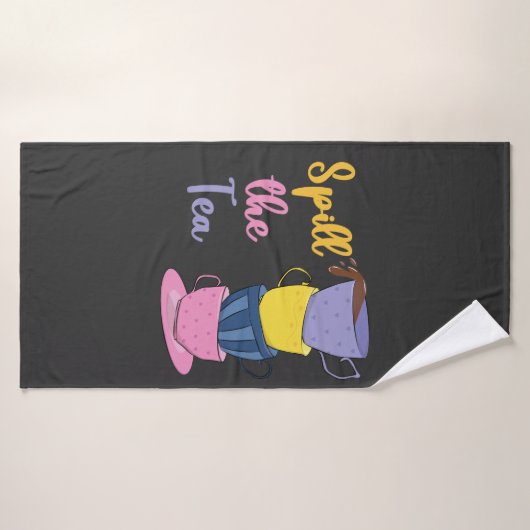 Déverser Le Thé - Boisson De Thé (Serviette de bain)