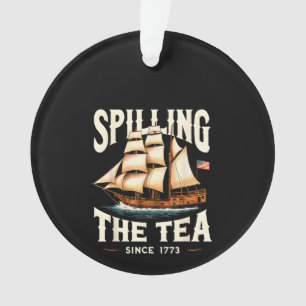 Déverser Le Thé Depuis 1773 4 juillet Retro USA
