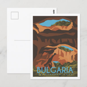 Devetashka Cave Bulgaria Travel Place Illustratie Briefkaart