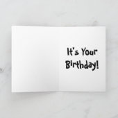 Deviennent folles la carte d'anniversaire (Intérieur)