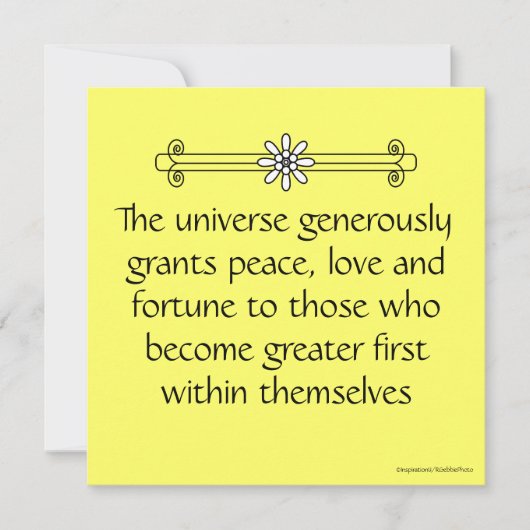 Deviennent une plus grande invitation de première (Devant)