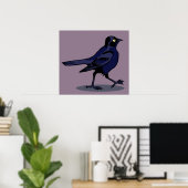 Devieuze Little Blackbird Poster (Thuiskantoor)
