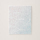 Deviezenbeurs als begrip legpuzzel (Verticaal)