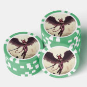 Devil Angel Poker Chips – waar legendes worden ver (Opstapeling)