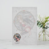Devil Angel Stationery Briefpapier (Staand voorkant)