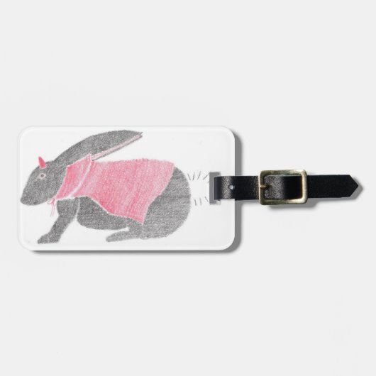 Devil Bunny Bagagelabel (Voorkant horizontaal)
