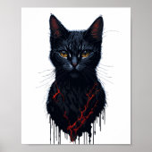 Devil Cat Witchy Poster (Voorkant)