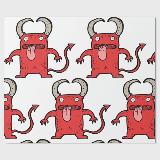 Devil Creature Cadeaupapier (Vlak)