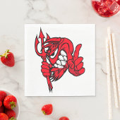 Devil Creature Paper Napkins Servetten