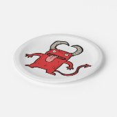 Devil Creature Papieren Bordje (Gekanteld)