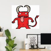 Devil Creature Poster (Thuiskantoor)