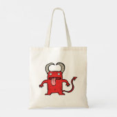 Devil Creature Tote Bag (Achterkant)