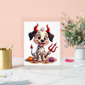 Devil Dalmatian Mischief Acryl Bord (Huwelijk)