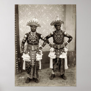 Devil Dancers uit Azië, 1904 World's Fair Poster