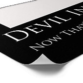 Devil Dans Les Détails Poster Motivationnel (Coin)