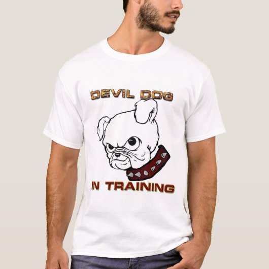 Devil Dog in training T-shirt (Voorkant)