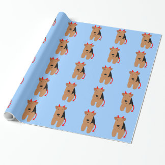 Devil Dog Wrapping Paper Cadeaupapier