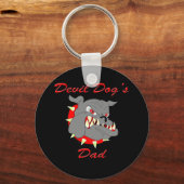 Devil Dog's vader Sleutelhanger (Voorkant)