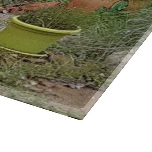 Devil Ducks Glass Chopping Board Snijplank (Hoek)