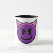 Devil Emoji Pattern Mok (Midden)