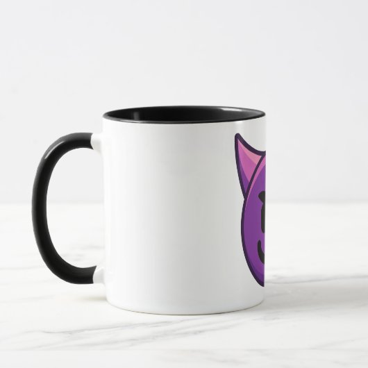 Devil Emoji Pattern Mok (Links)