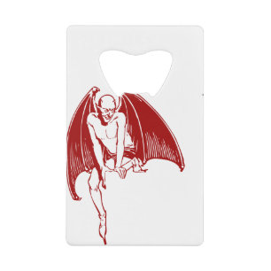 Devil Evil Demon Monster Wings Gothic Kredietkaart Flessenopener