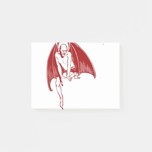 Devil Evil Demon Monster Wings Gothic Post-it® Notes (Voorkant)