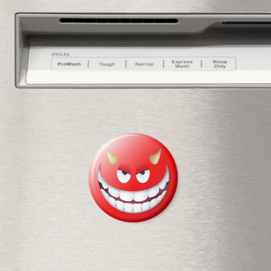 Devil Face 2 Magneet (Insitu (Vaatwasser))