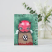 Devil Girl Briefkaart (Staand voorkant)