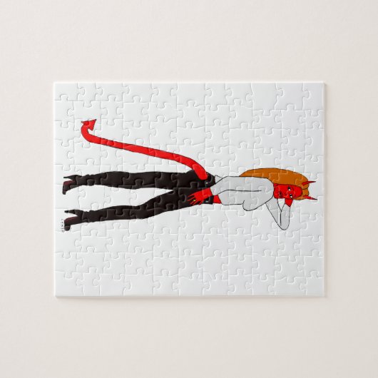 devil girl legpuzzel (Horizontaal)