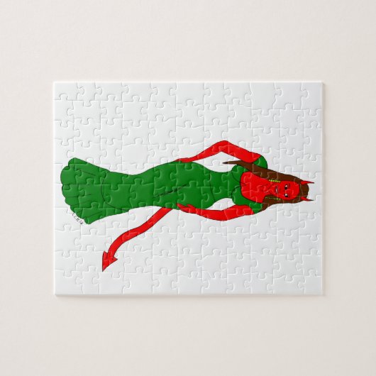 devil girl legpuzzel (Horizontaal)