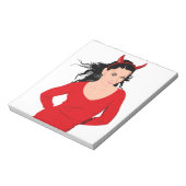 DEVIL GIRL NOTITIEBLOK (Gedraaid)