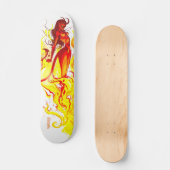 Devil Girl Rising Skateboard (Voorkant)