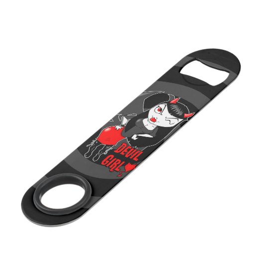 Devil Girl Speed Bottle Opener Speed Flessenopener (Voorkant Gekanteld)