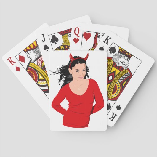 DEVIL GIRL SPEELKAARTEN (Achterkant)