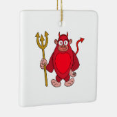 Devil Gorilla Keramisch Ornament (Rechts)