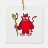 Devil Gorilla Keramisch Ornament (Voorkant)