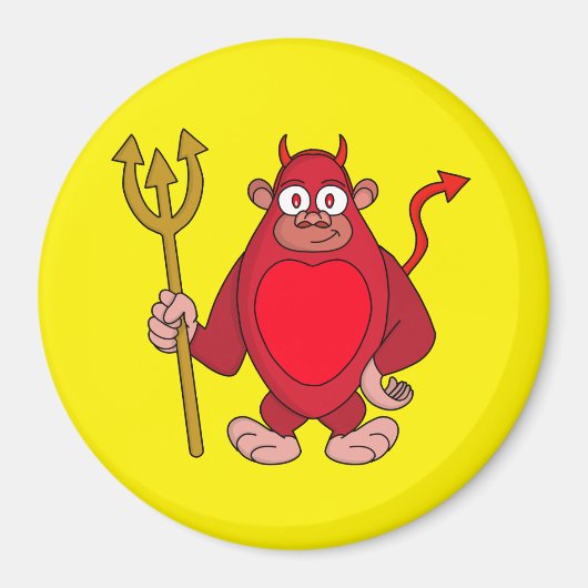 Devil Gorilla Magneet (Voorkant)
