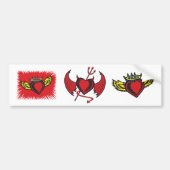 Devil Heart Bumpersticker (Voorkant)