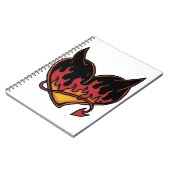 Devil Heart Spiral notebook Notitieboek (Linkerzijde)