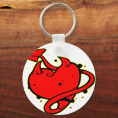 Devil Heart Tattoo Sleutelhanger (Voorkant)