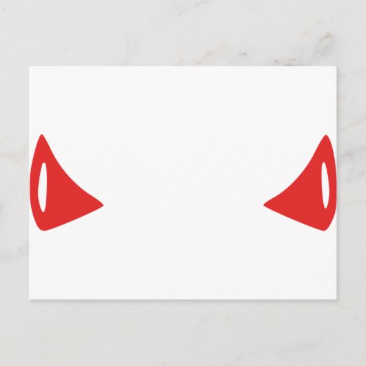 Devil Horns Briefkaart (Voorkant)