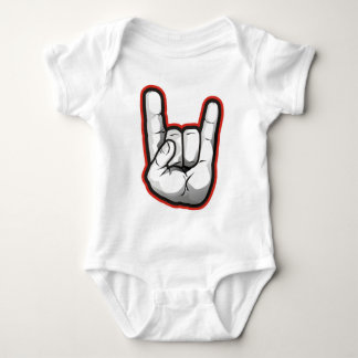 Devil Horns Hand Gesture Romper