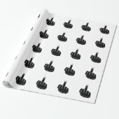 Devil Horns sign language pictogram for rock music Cadeaupapier (Uitgerold)