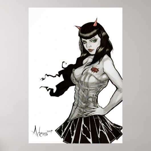 Devil in Darla Deville Poster (Voorkant)